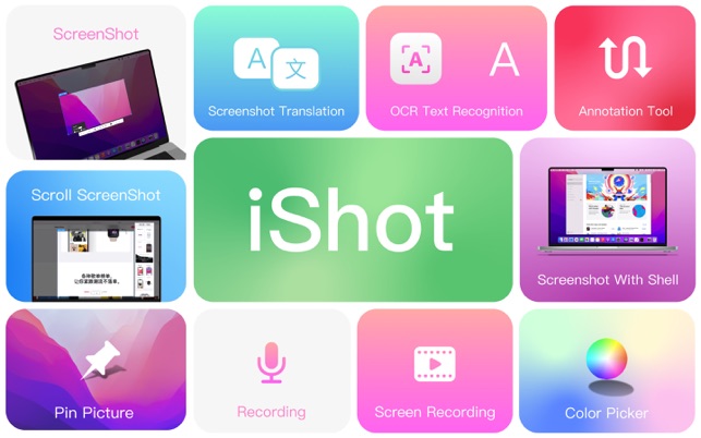 iShot-ScreenShot Recording OCR on the Mac App Store.