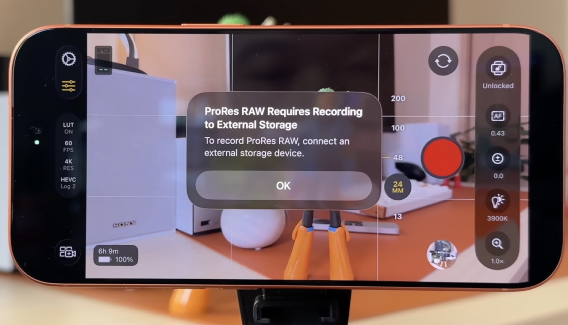 Record ProRes RAW on iPhone 17 with External SSD