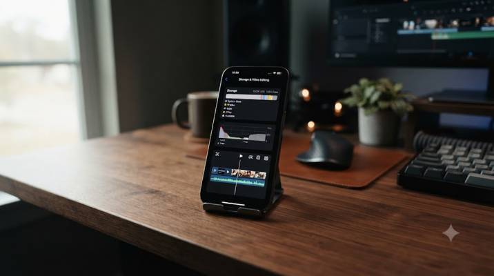 Shoot 4k 60fps iPhone Storage